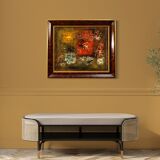 American abstract painting signed by Robert Jay Wolff 20th century