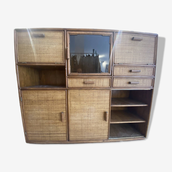 Rattan sideboard