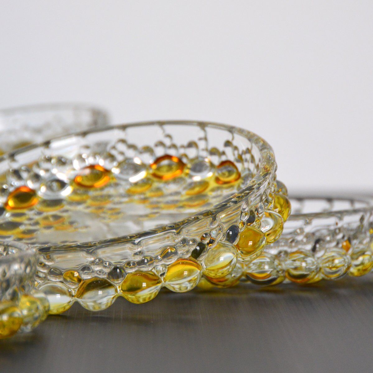 Dessert set from Walther Glass series "Boléro" 1960