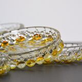 Dessert set from Walther Glass series "Boléro" 1960