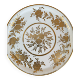 Golden porcelain pie dish