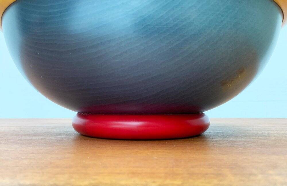 Postmodern Italian Wooden Bowl by Pietro Manzoni