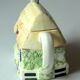 Handpainted fine ceramic design teapot "The Village"