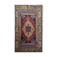 Vintage Turkish Wool Red Area Rug- 122x210cm