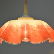 Mid-century Glass Pendant,1980