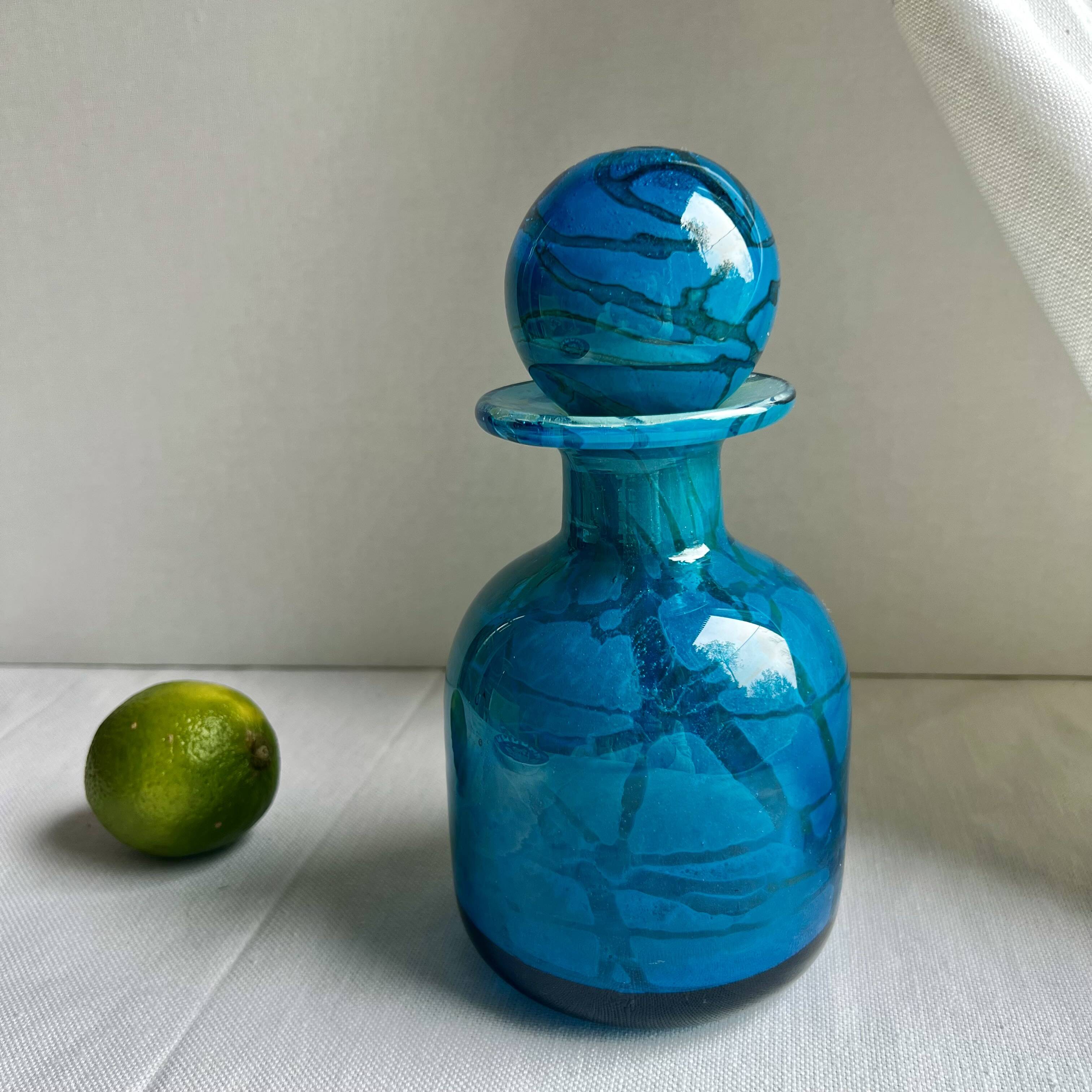 Glass Carafe Mdina Ming Series - Signed Michael Harris Malta 1970