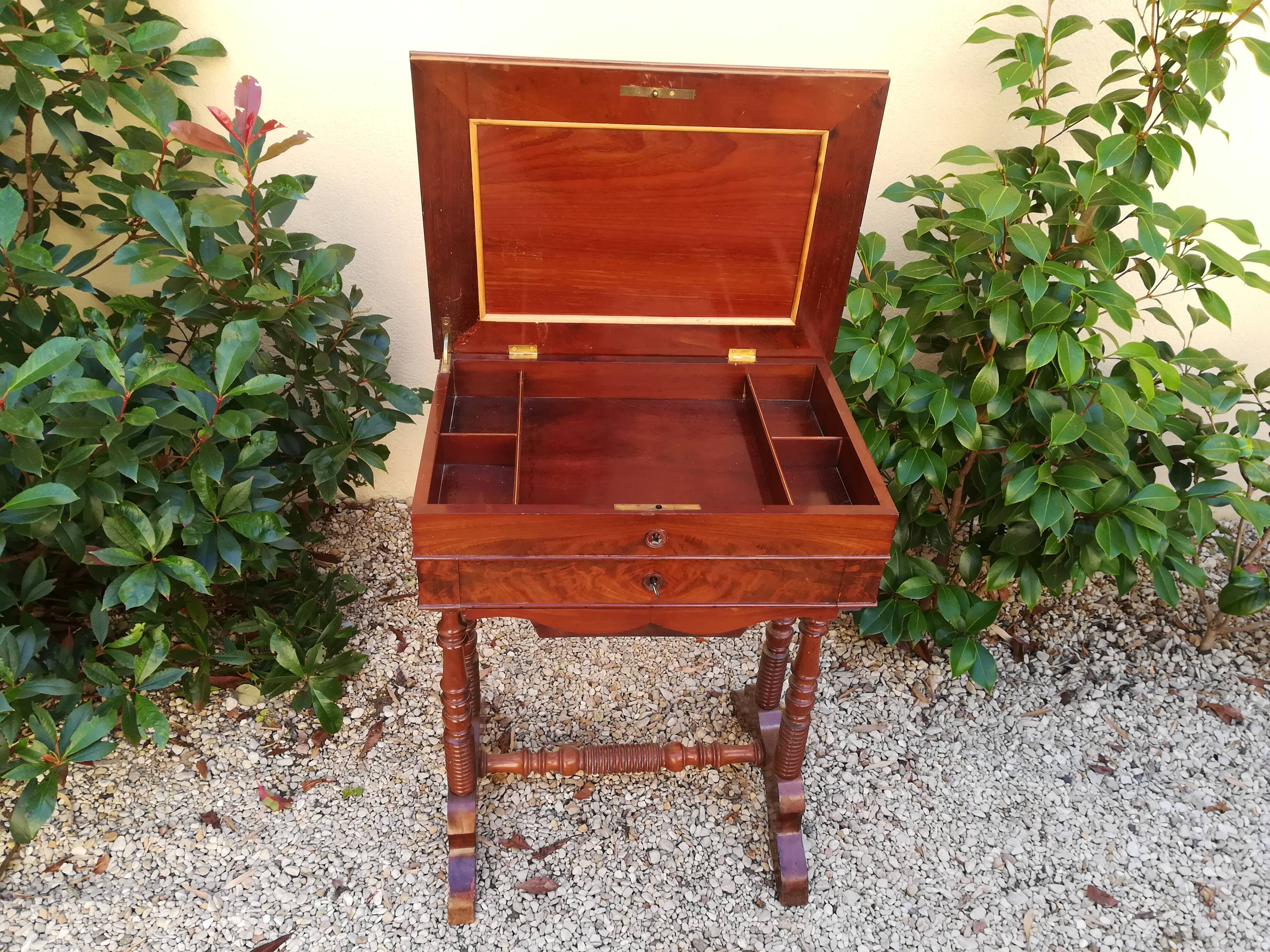 19th century mahogany worker