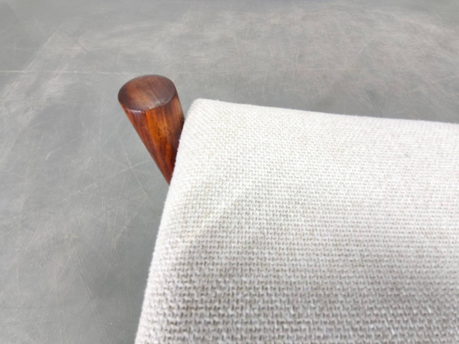 Danish Rosewood Ottoman by Spottrup, 1960s
