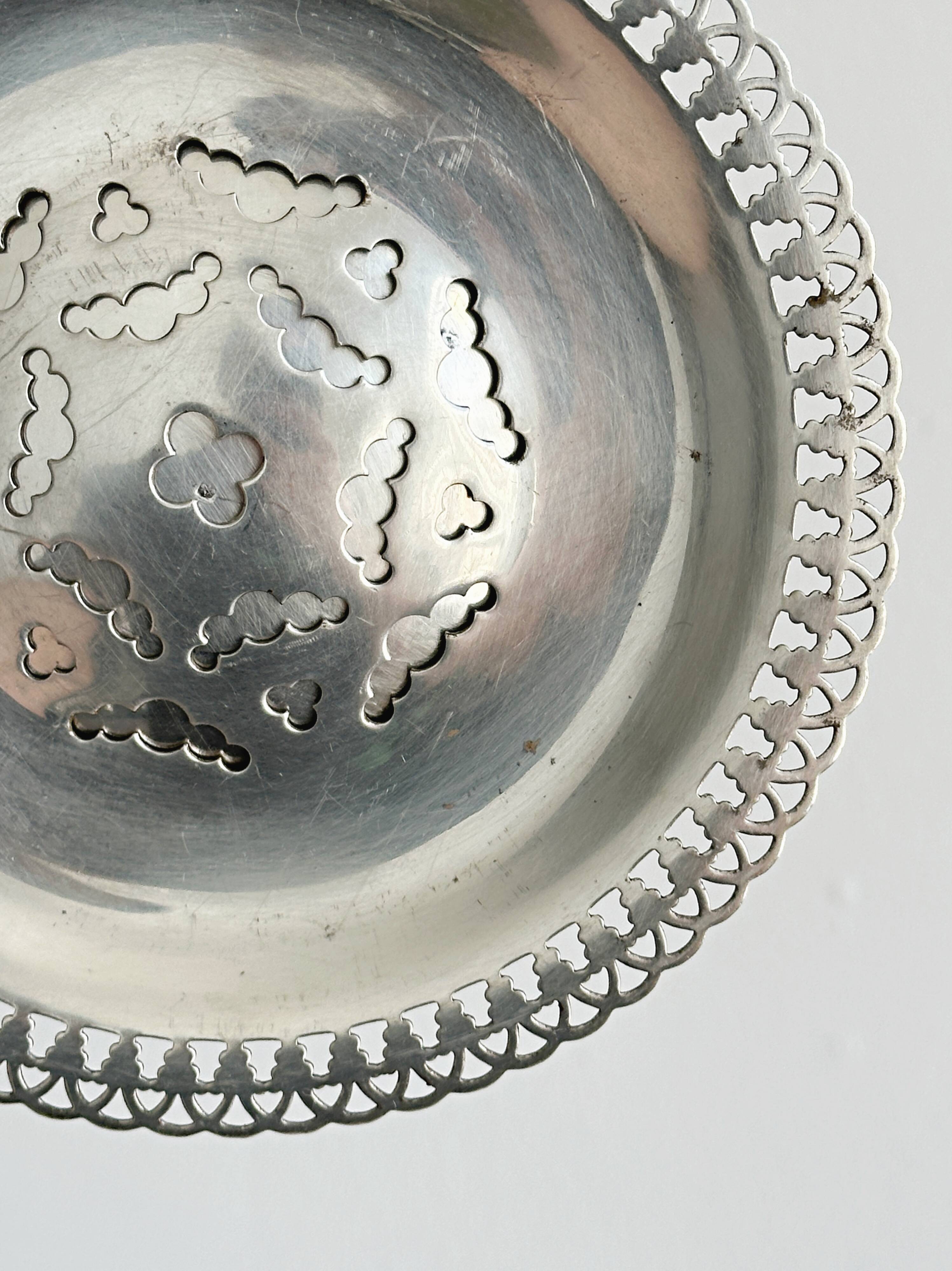 Metal butter dish