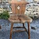 Set de 4 chaise rustique de montagne années 60/70