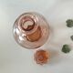 Glass carafe pink