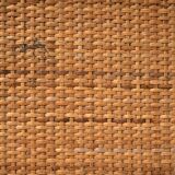 Bamboo woven rattan desk dal vera french riviera style, 1970