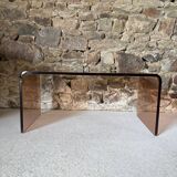 Smoked Plexiglas coffee table, 1970