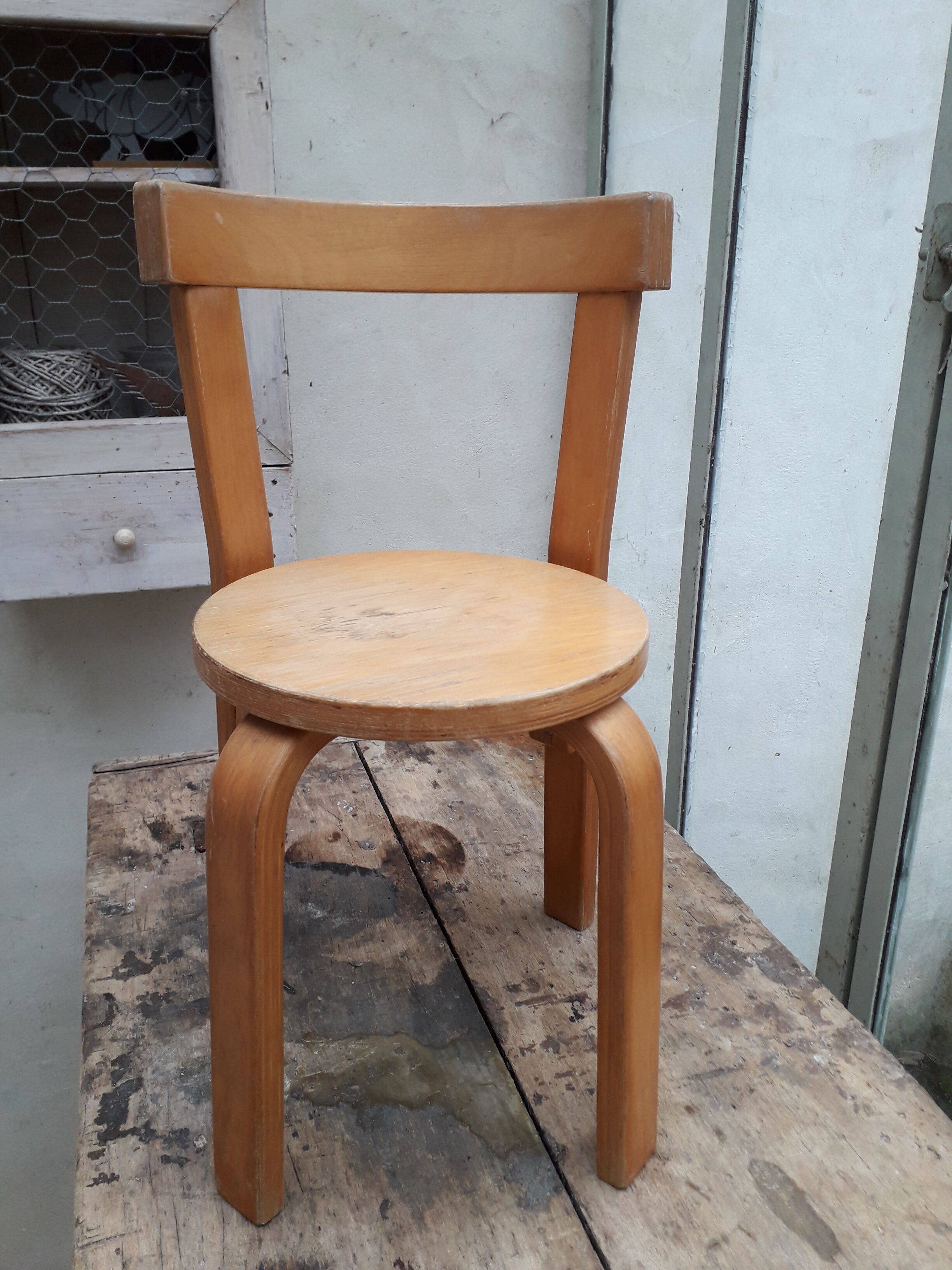 Wooden children's chair