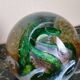 Vintage mouth-blown sulfide paperweight by Caithness Scotland