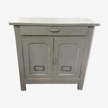 Buffet parisien gris béton