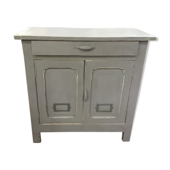 Gray concrete Parisian buffet