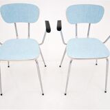 A pair of chairs with armrests, poland, 1970s