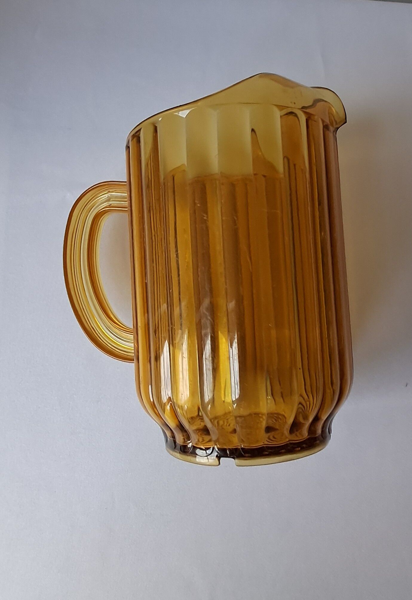 Amber polycarbonate jug. Vintage