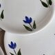 6 antique dessert plates, Françoise model – Sarreguemines Digoin