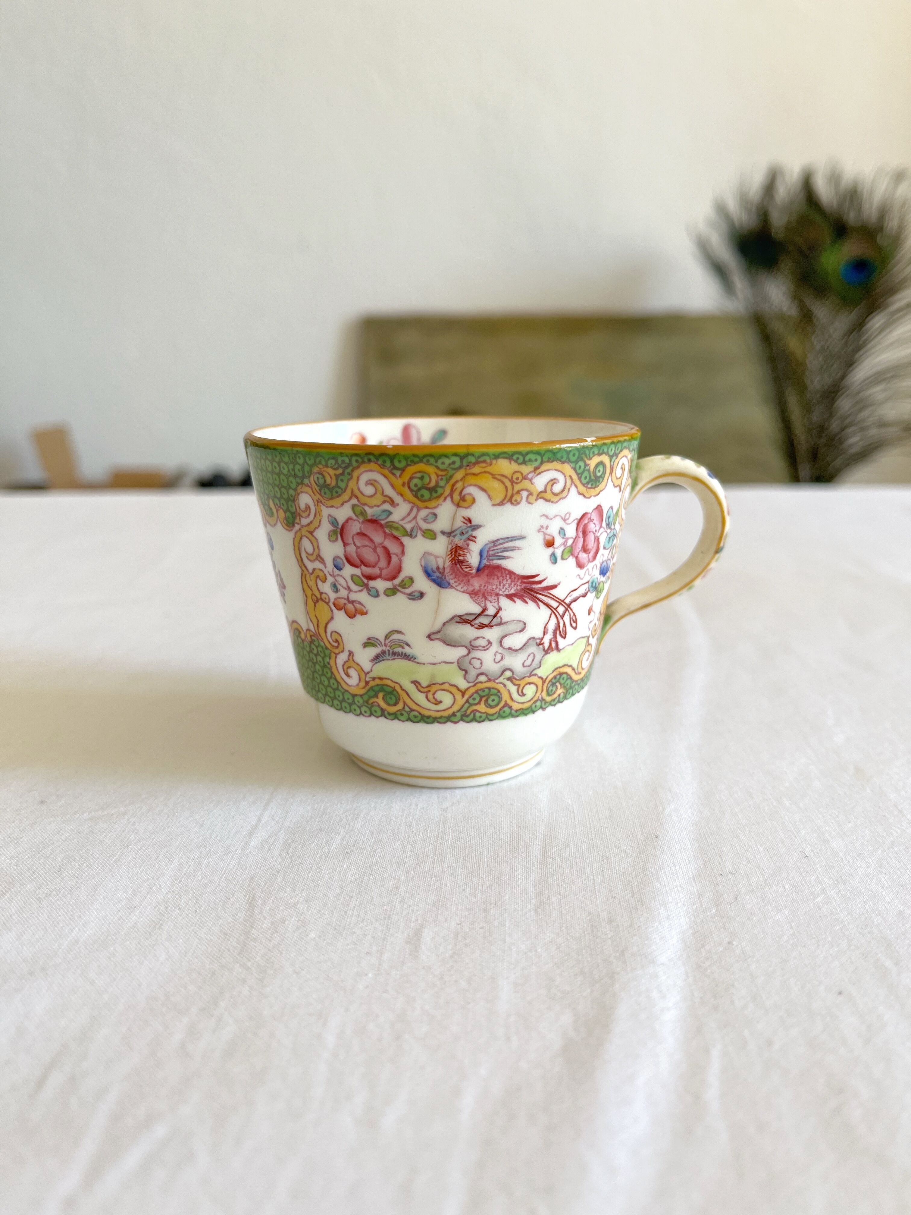 Minton English earthenware coffee cup