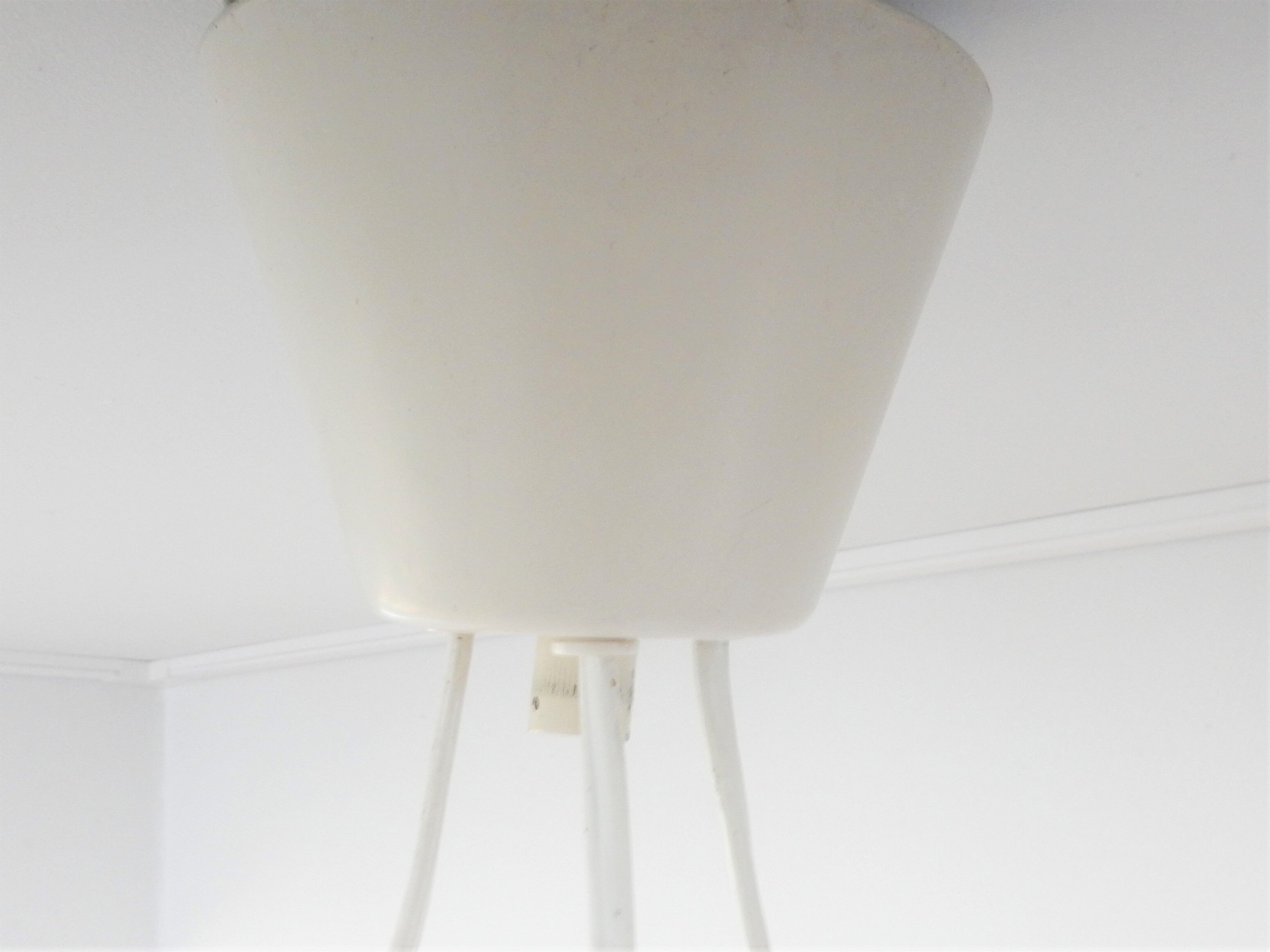 Rare set of 3 conical pendant lamps by Alf Svensson for Bergboms, Sweden 1950's, 2 available