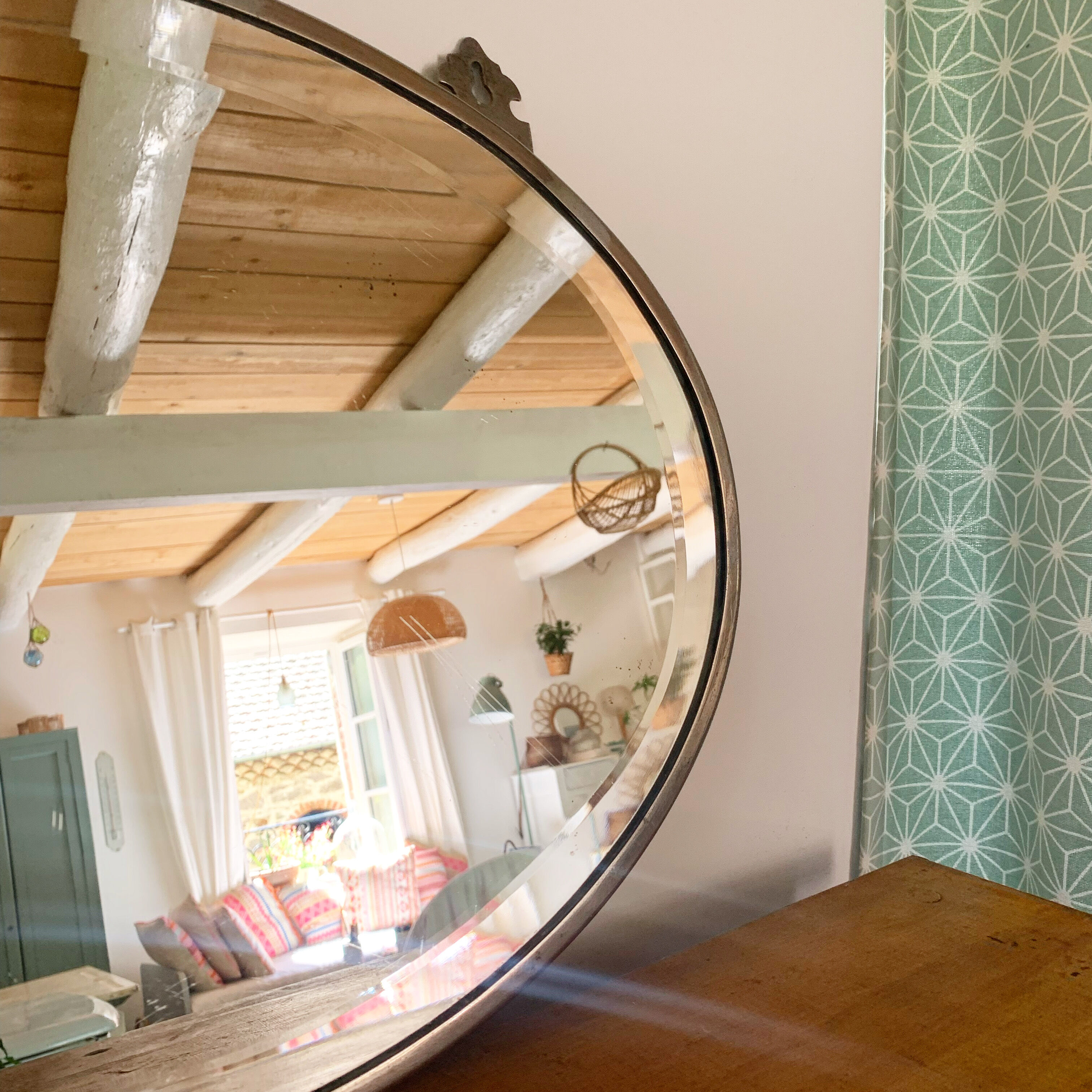 Vintage art deco mirror