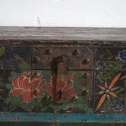Antique Chinese chest painted in pine wood – China, circa 1900