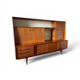 Scandinavian vintage teak library enfilade Denmark design -1960