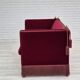 1960s, Danish "Spanish" sofa, original condition, furniture velour, ash wood legs.