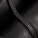 Mid-Century Rare Black Leather Scandinavian Armchair by Ire Möbel, 1970s, Set of 2