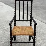 Chair called Bobbin in stained oak, 1930