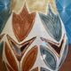 Set of 3 Malarmey Ceramics Vallauris Jug Vase Tulips Flower Holder