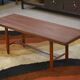 Scandinavian teak coffee table from the 1960s.