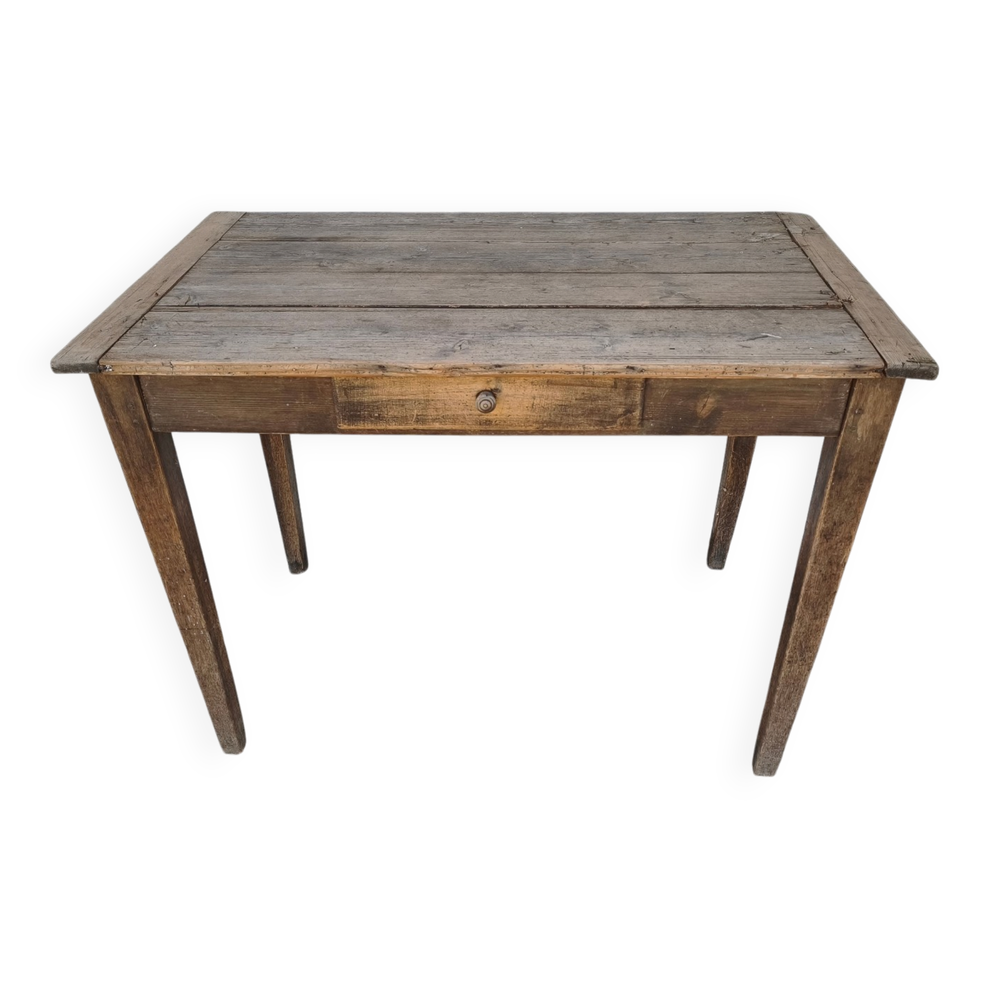 Farm table / small vintage solid wood desk