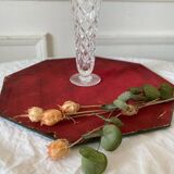 Small vintage crystal soliflore vase