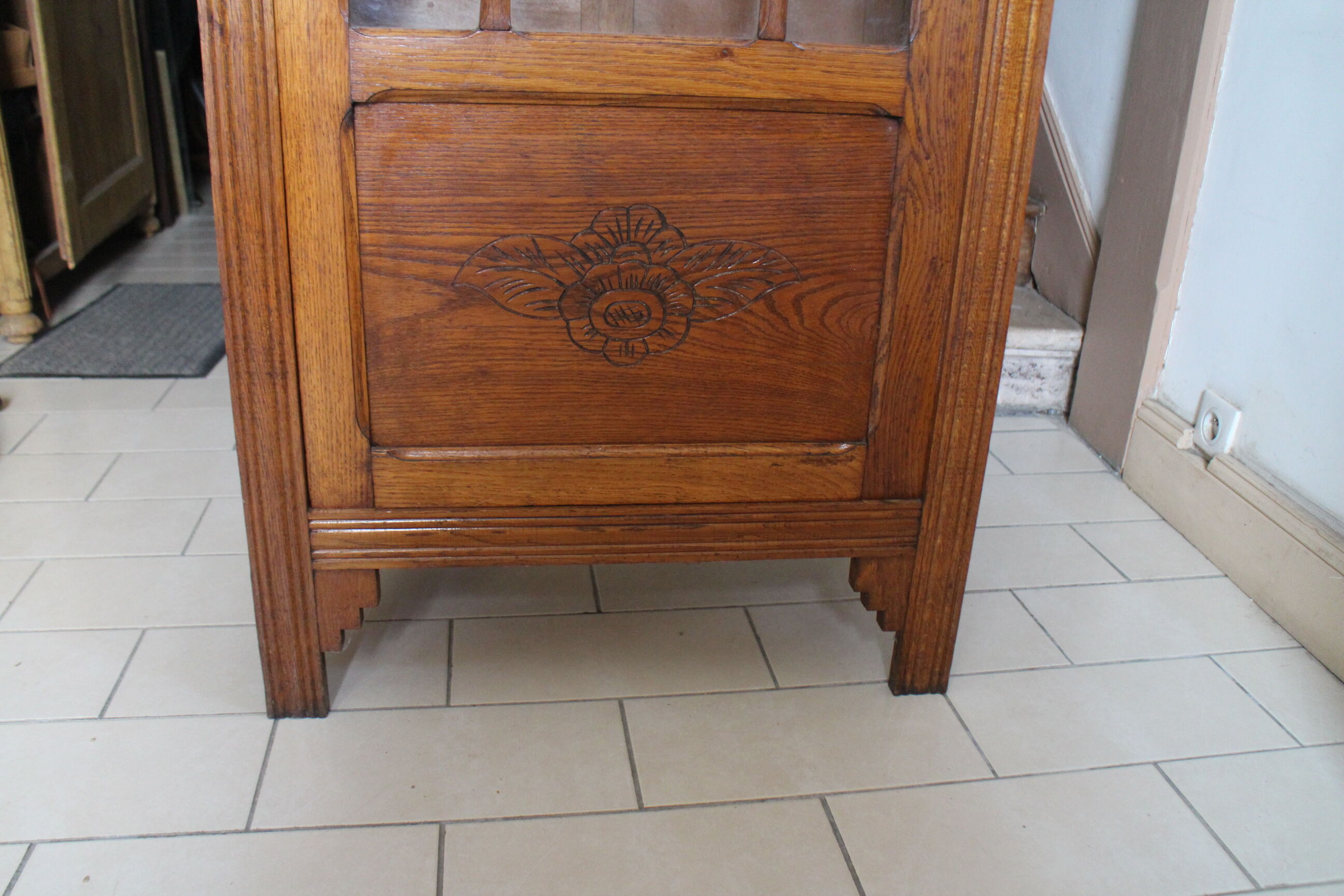 Parisian art deco glazed wardrobe
