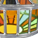 Color stained glass suspension