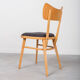 Set of 4 Dining Chairs, 1960s, Czechoslovakia, Midcentury, Reupholstered
