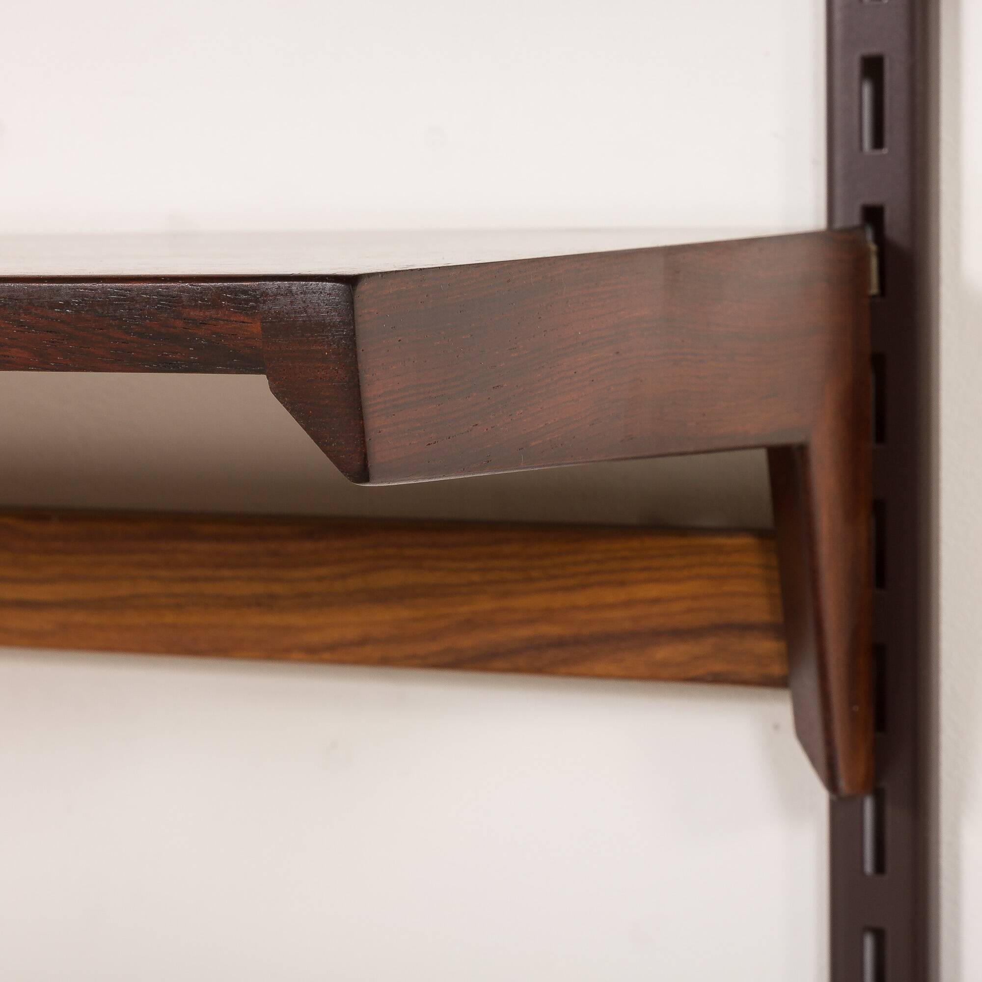 Kai Kristiansen rosewood wall unit for FM Mobler, Denmark, 1960s