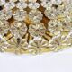 Wall sconce with magnificent flowers by Emil Stejnar, Austria, 1960s.