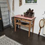 Small Vintage Workshop Table - Console Table