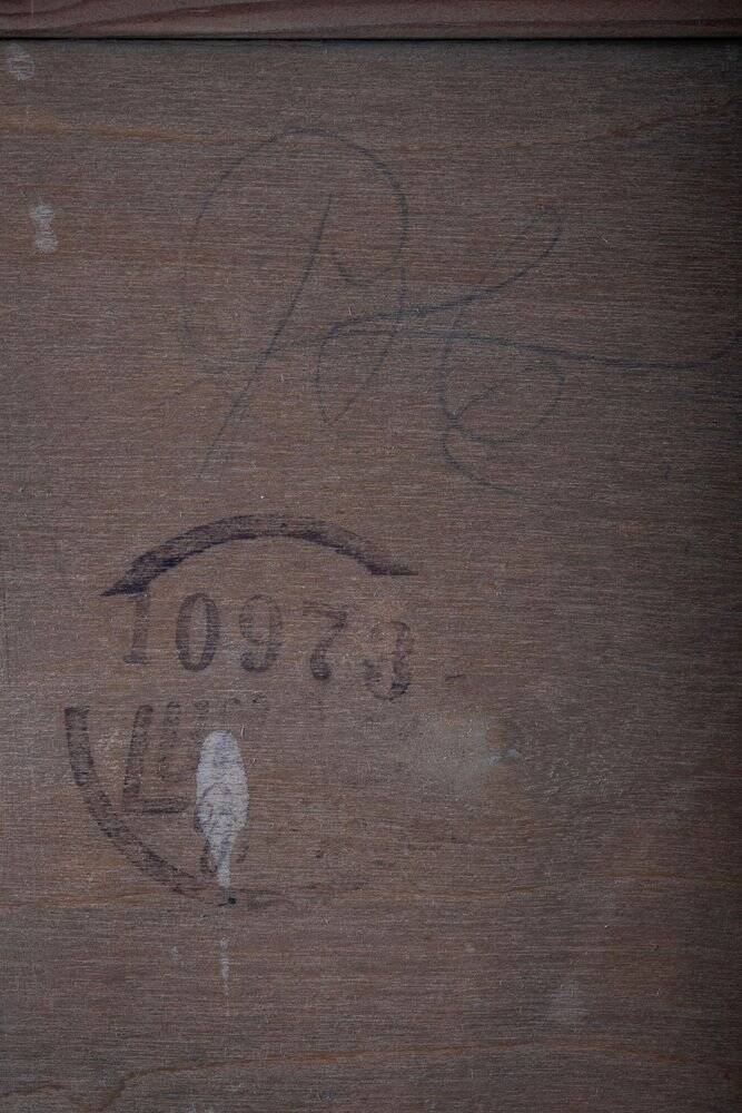 Brutalist Oak Sideboard attributed to Henning Kjærnulf, Denmark, 1960s