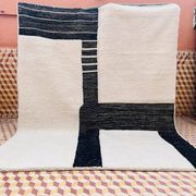 Tapis berbere en laine naturelle