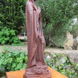 Cast iron statue of the Virgin Mary