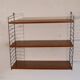 Swedish teak string shelf, 1960