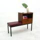 Telephone Bench in Wood and Metal, 1970s