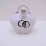 Ceramic chevrette pitcher from talavera, spain 1960