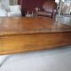 solid walnut coffee table Roche Bobois first hand