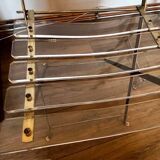 Set of 4 plexiglass folding chairs by Yonel Lebovici and Bernard Berthet 1970